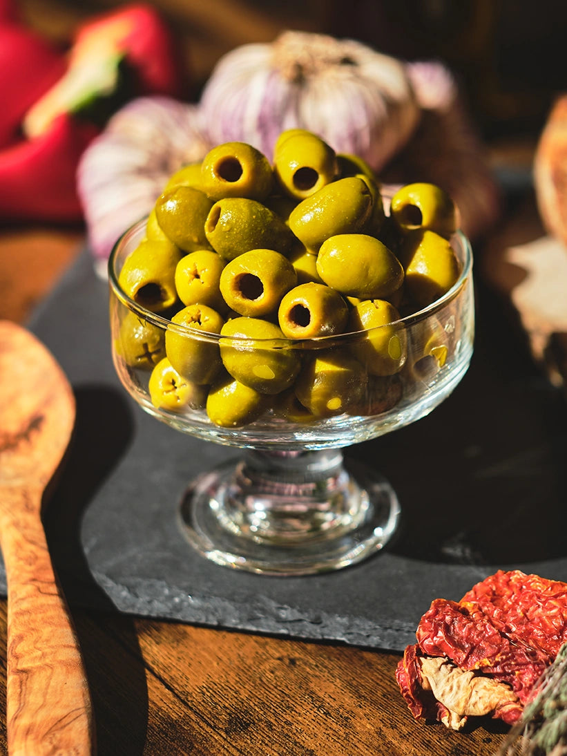 Olives vertes dénoyautées